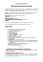 PV SEANCE DU 31 MARS 2025